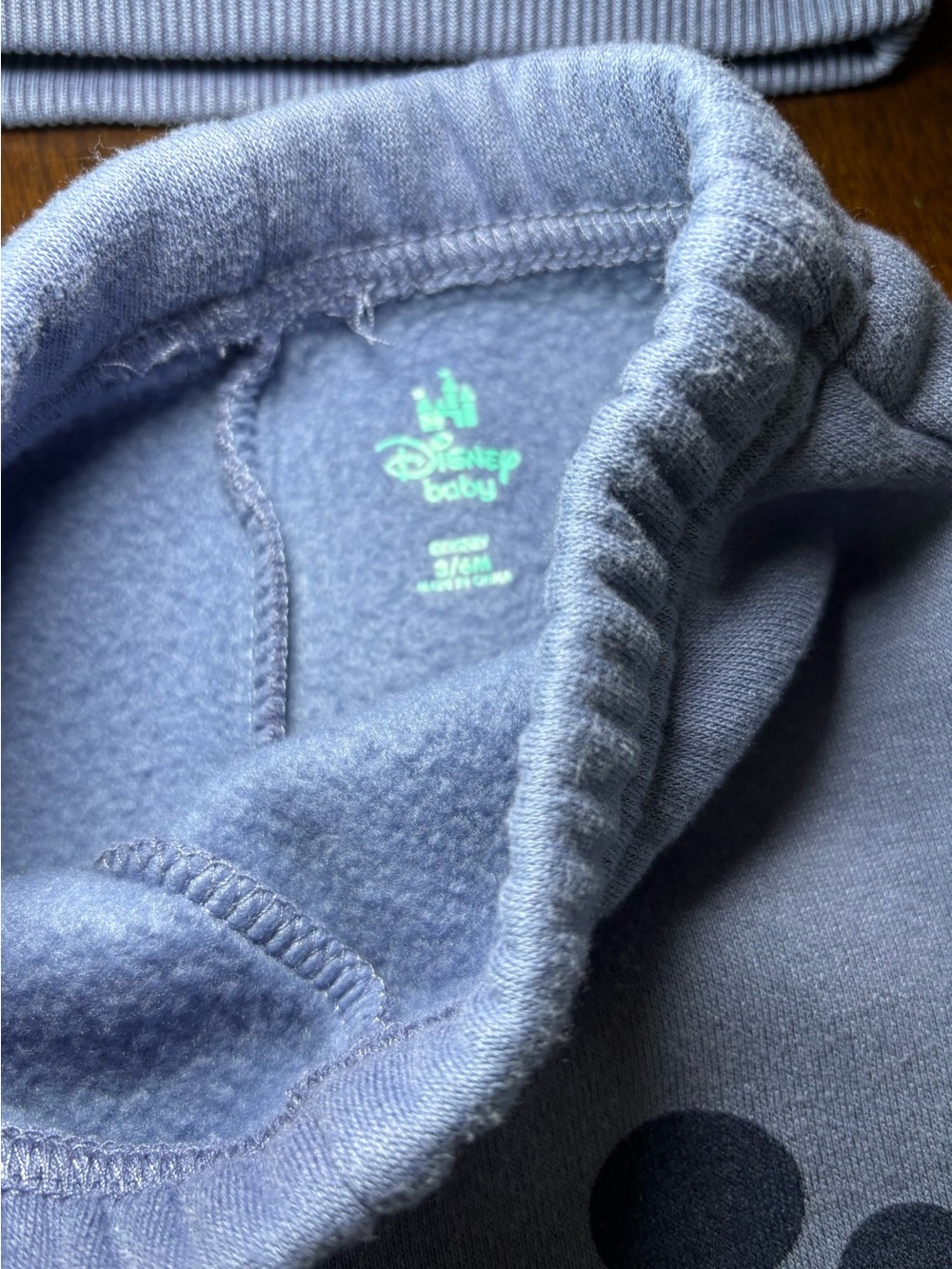 Disney Light Blue Mickey Mouse Fleece Set - Picture 6 of 6